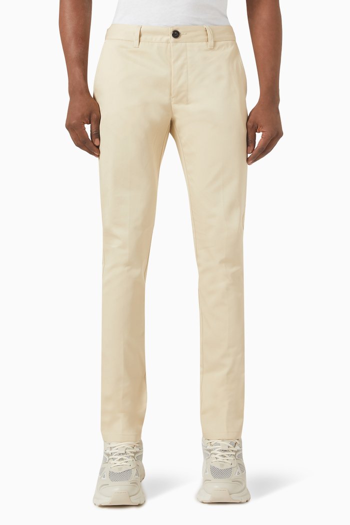 

Chino Short Pants in Cotton Gabardine, Neutral