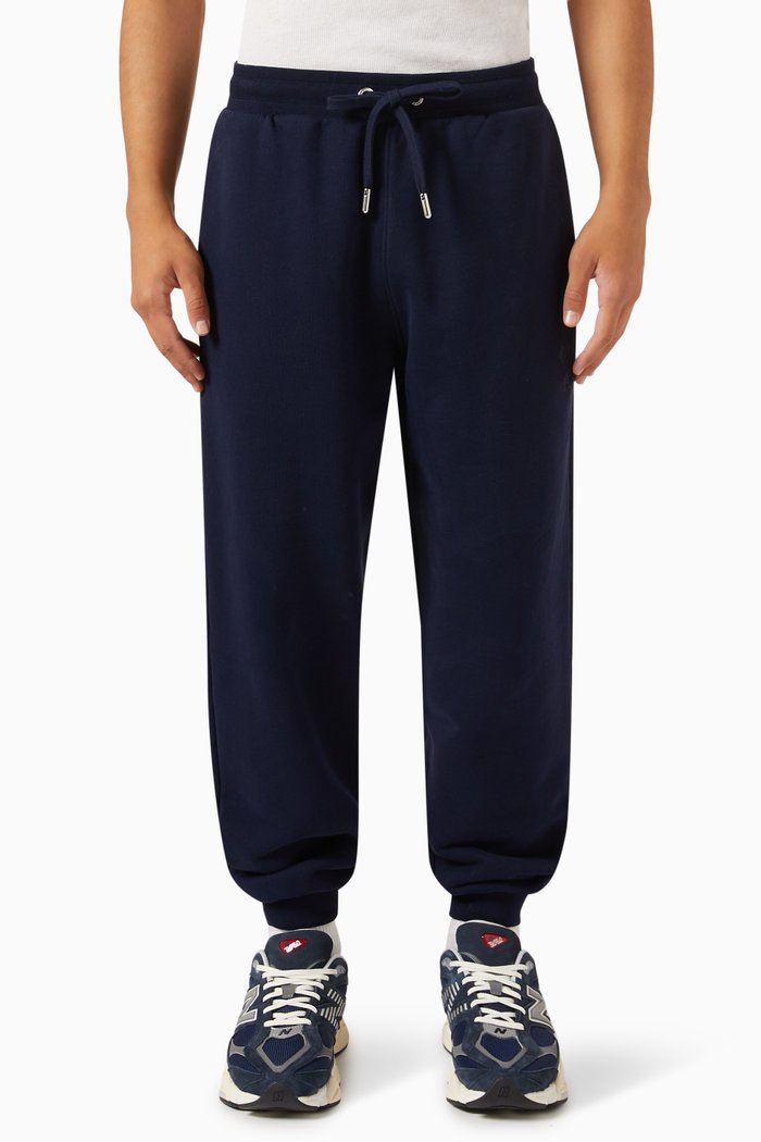 

Ami De Coeur Logo Sweatpants in Cotton Stretch, Blue