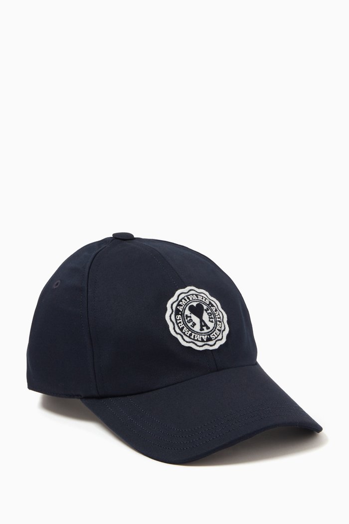 

Logo-patch Cap in Cotton, Blue