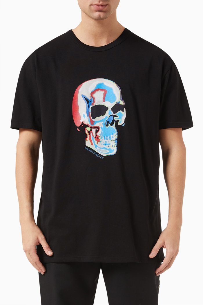 

Skull T-shirt in Cotton Jersey, White