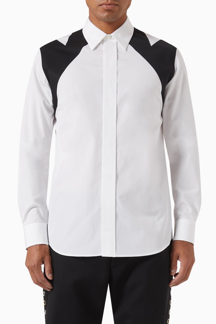 

Harness Shirt in Cotton, White