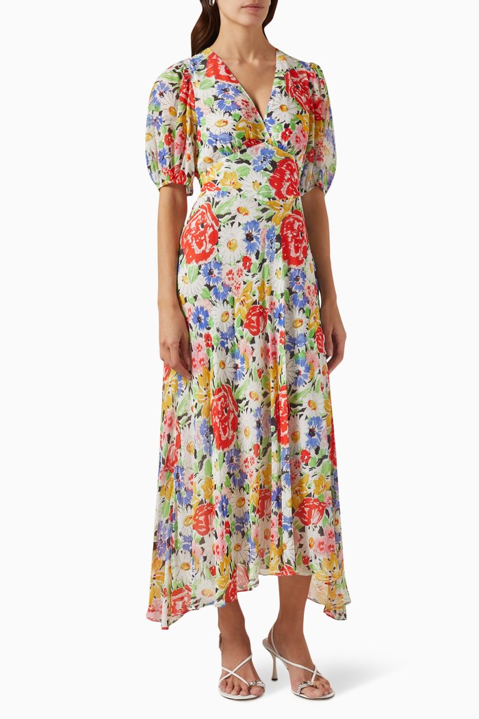 

Corrine Dress in Georgette, Multicolour
