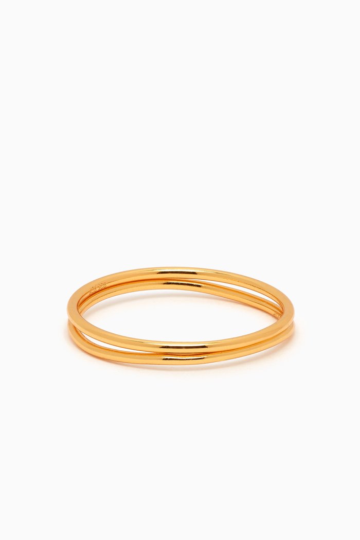 

Twin Rings in 18kt Gold-plated Sterling Silver