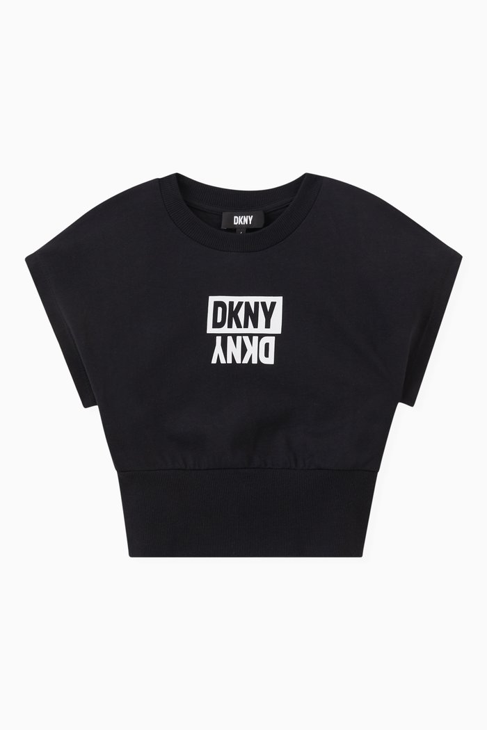 

Logo-print T-shirt in Organic Cotton-jersey, Black