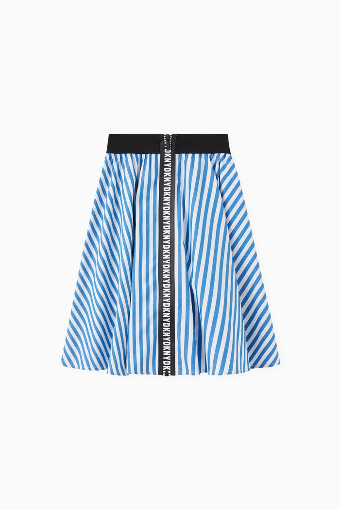 

Logo Skirt in Jersey, White