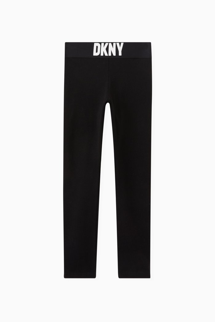 

Logo Leggings in Jersey, Black