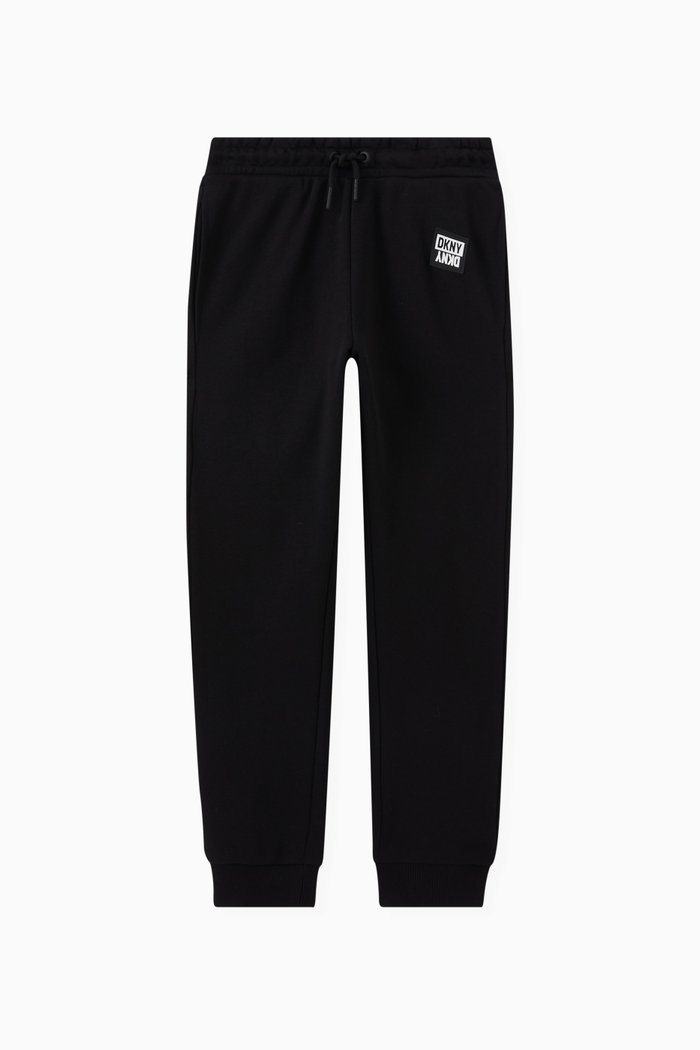 

Logo-patch Sweatpants in Cotton-blend, Black