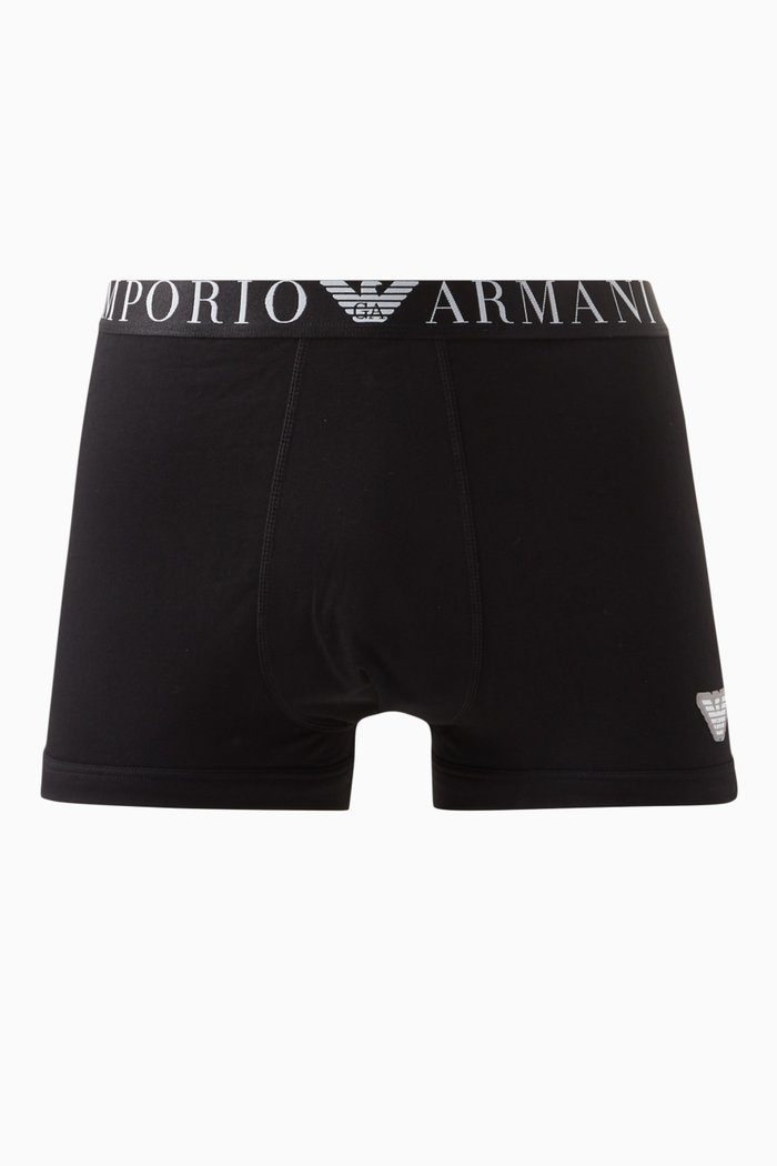 

T37 Boxers in Cotton Jersey, Black