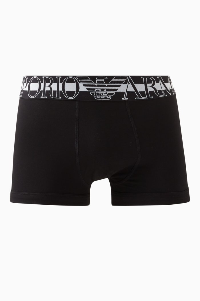 

T37 Boxers in Cotton Jersey, Black