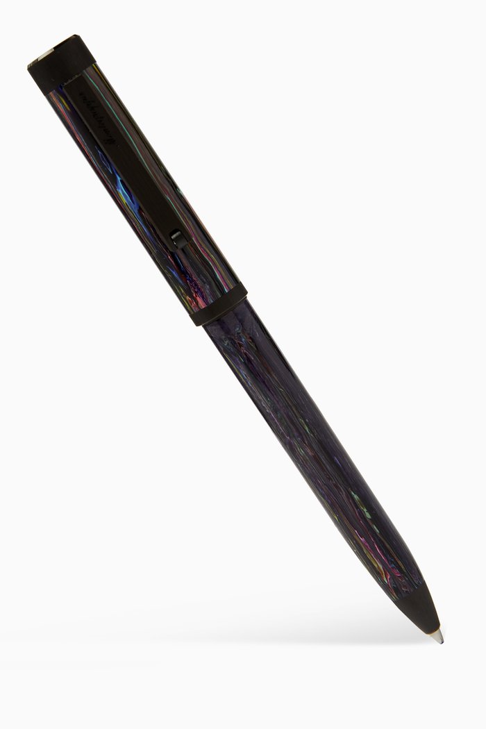 

Zero Zodiac Aquarius Ballpoint Pen in Montegrappite Resin, Black