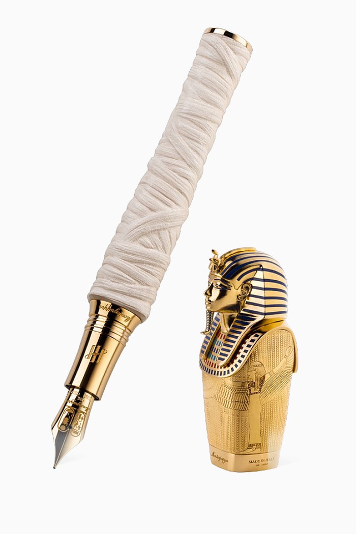 

Tutankhamun Fountain Pen in Gold Vermeil