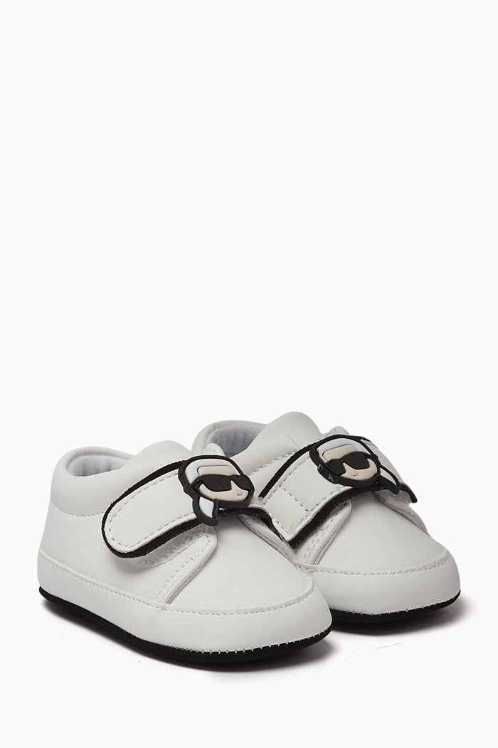 

Karl Booties in Leather, White