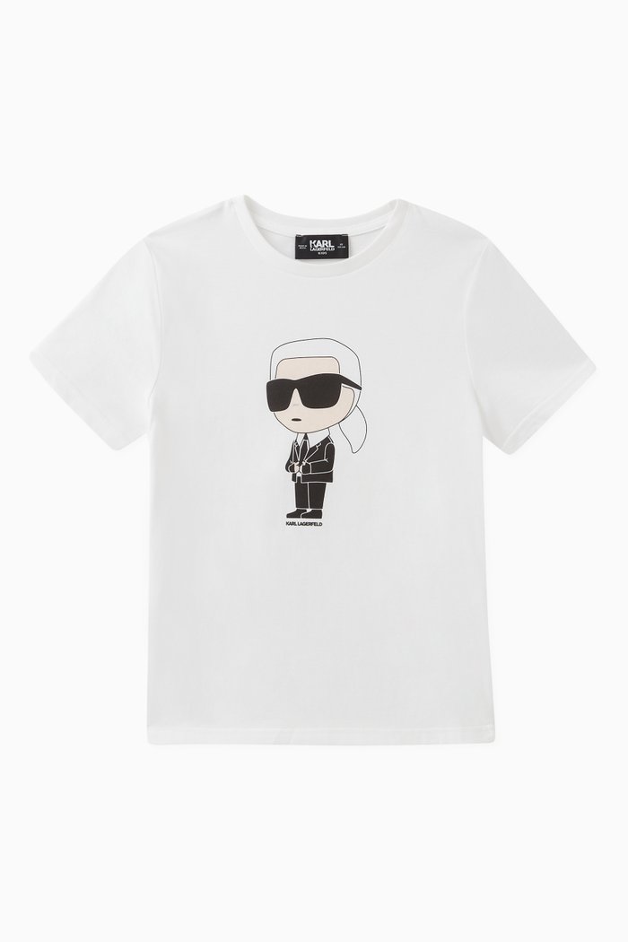 

Graphic Logo T-Shirt in Cotton, White