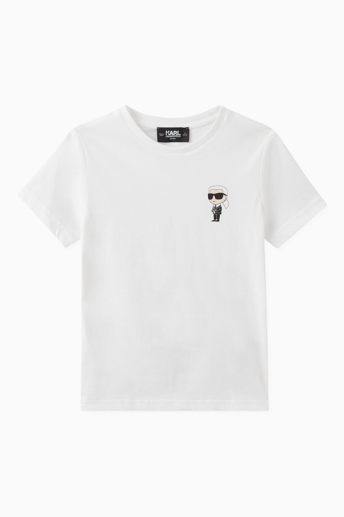 

Graphic Logo T-Shirt in Cotton, White