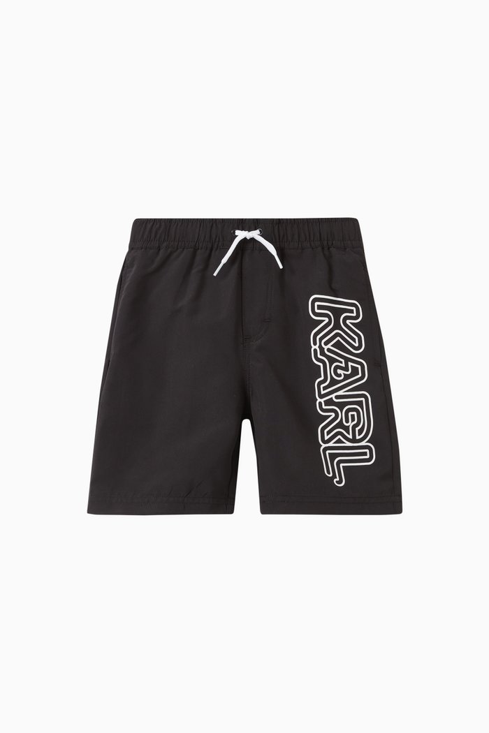 

Logo-print Swim Shorts, Black