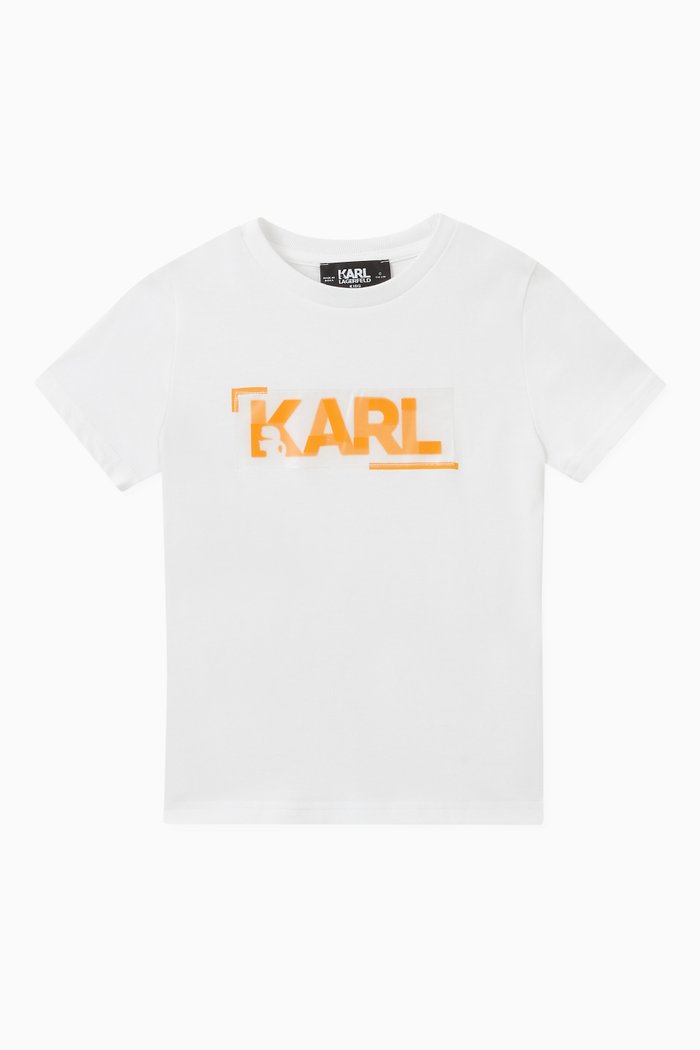 

Logo-detail T-shirt in Cotton, White