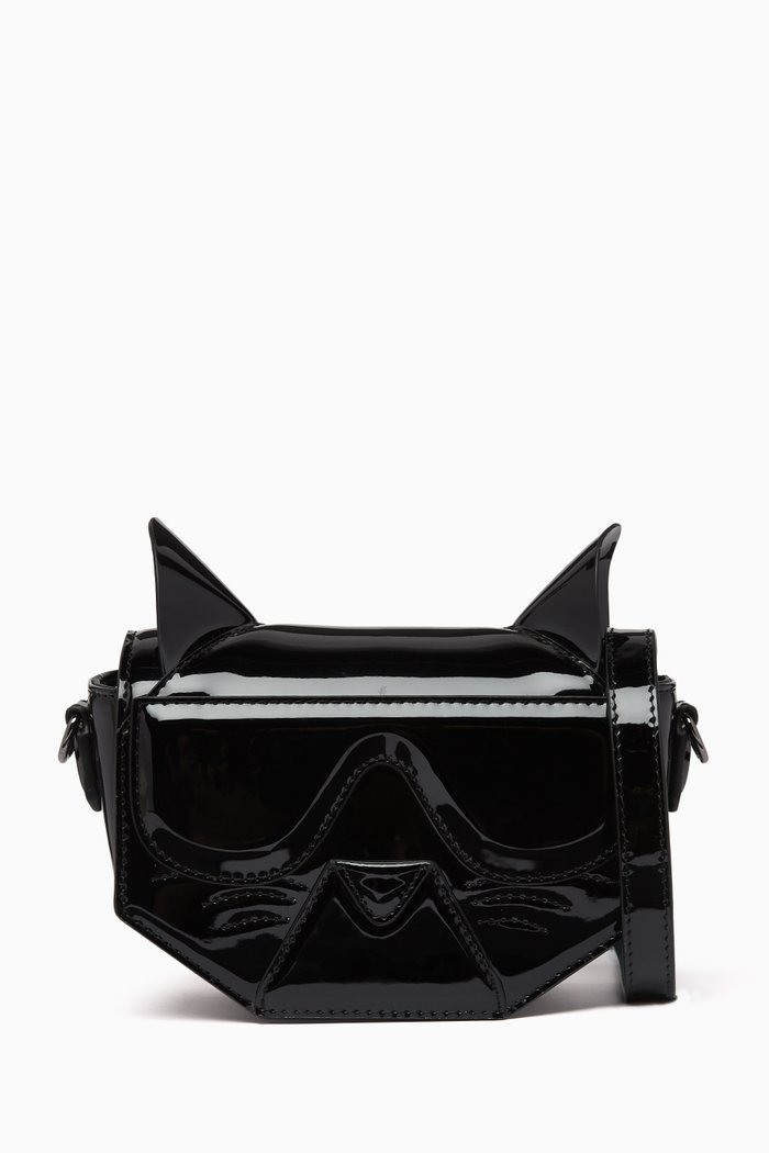 

Kitten Cut Shoulder Bag, Black