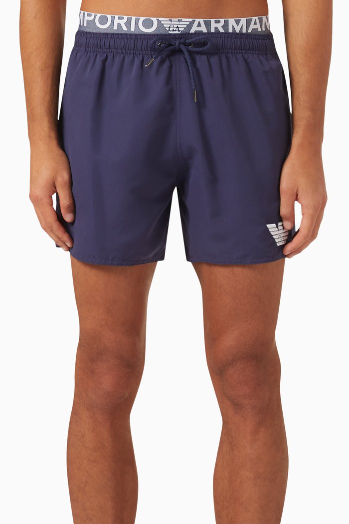 

Logo Boxers in Nylon, Blue