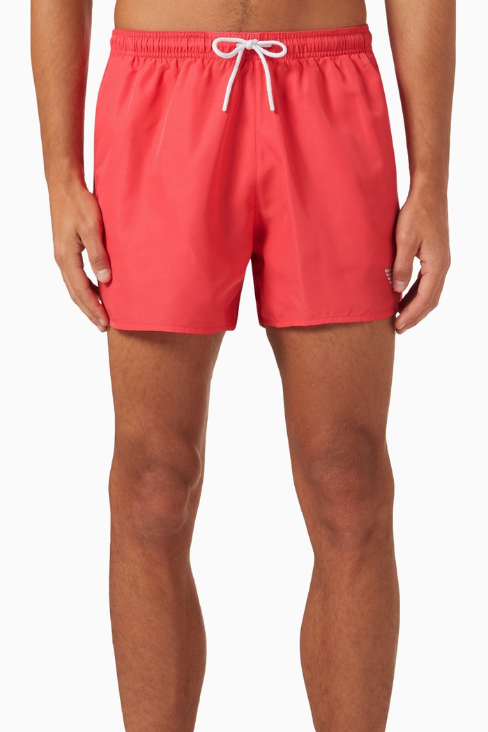 

Logo Swim Shorts in Nylon, Pink