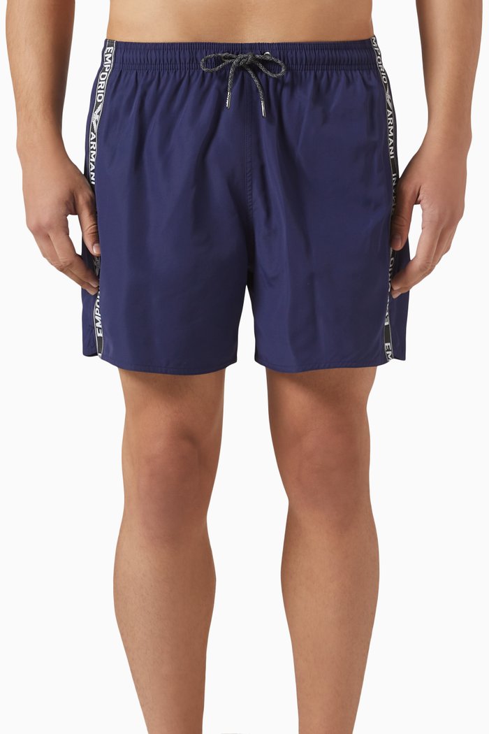 

Logo Swim Shorts in Nylon, Blue