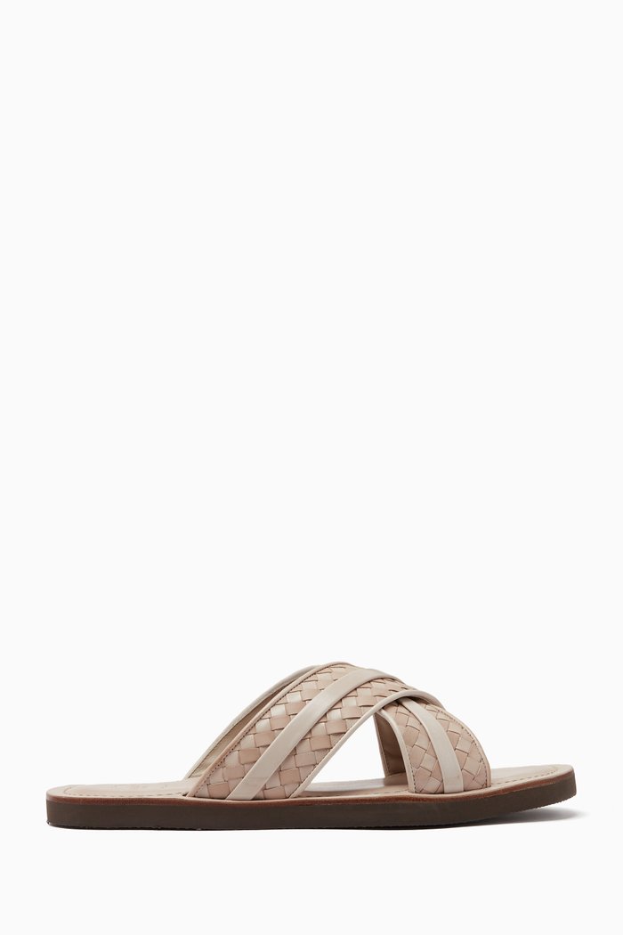 

Gabriel Sandals in Leather, Neutral