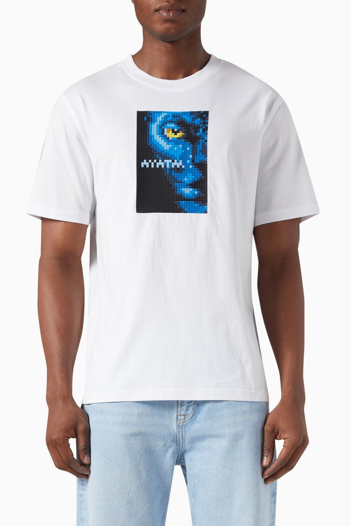 

High Top Louis T-shirt in Cotton Jersey, White