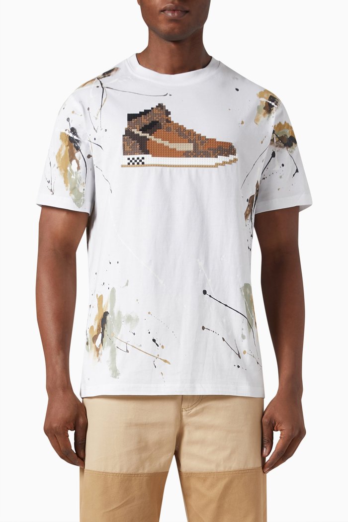 

High Top Louis T-shirt in Cotton Jersey, White