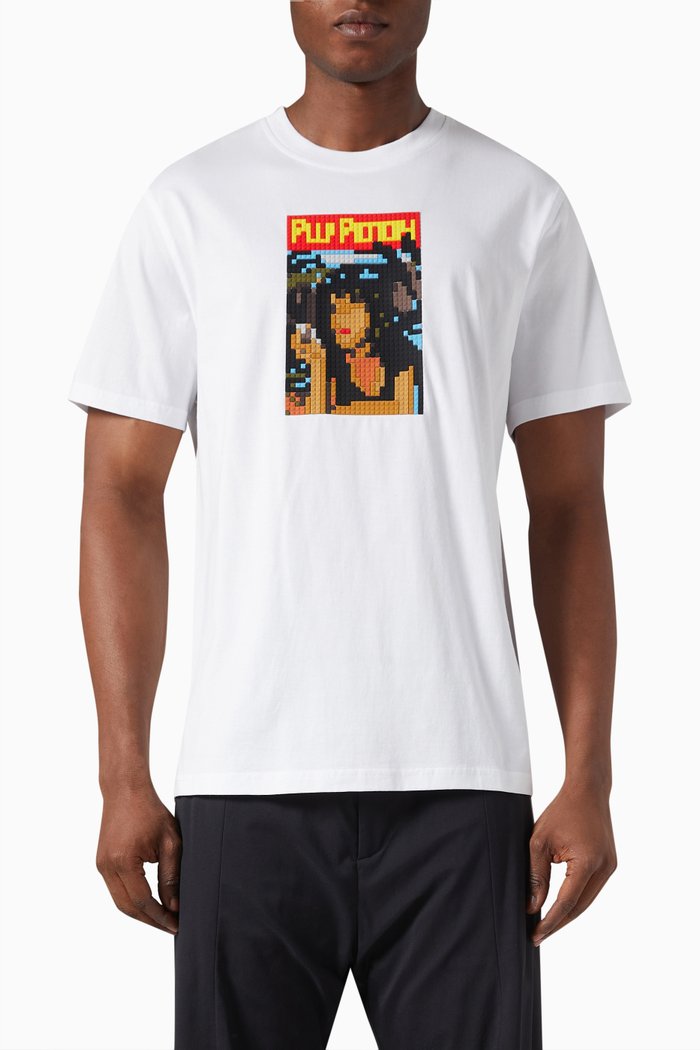 

High Top Louis T-shirt in Cotton Jersey, White