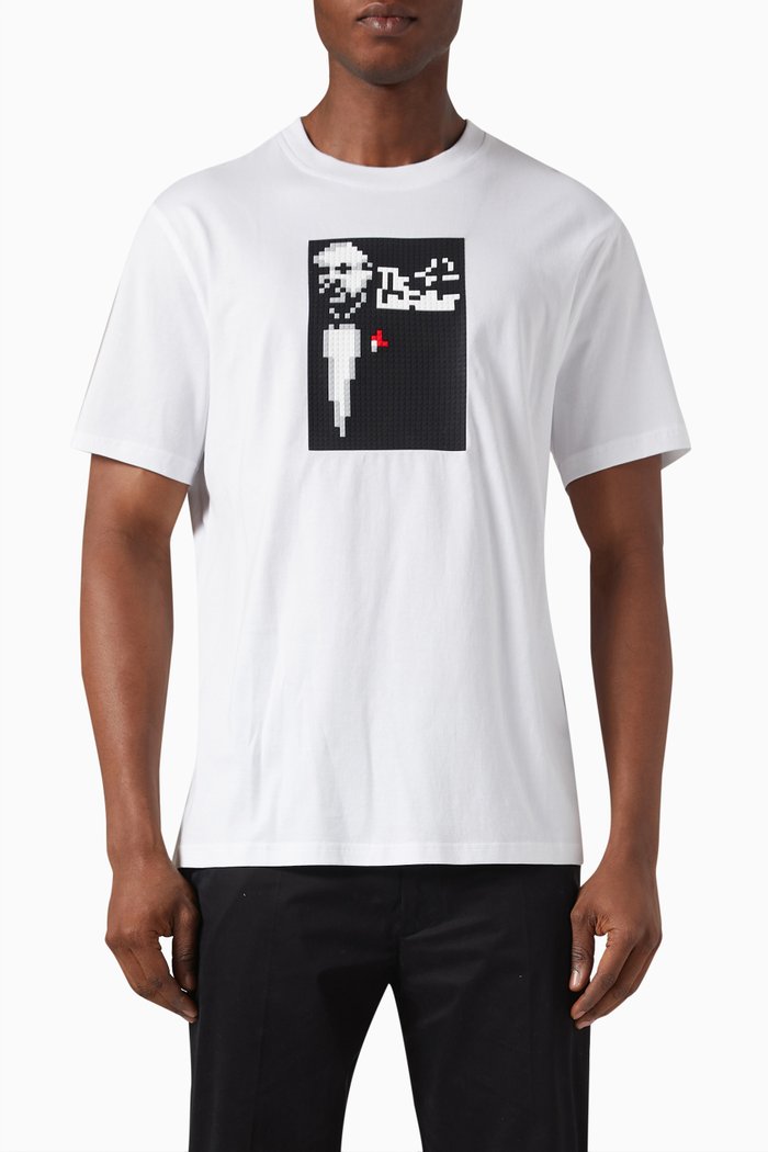 

High Top Louis T-shirt in Cotton Jersey, White