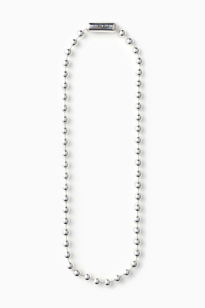 

Ball Chain Necklace in Sterling Silver
