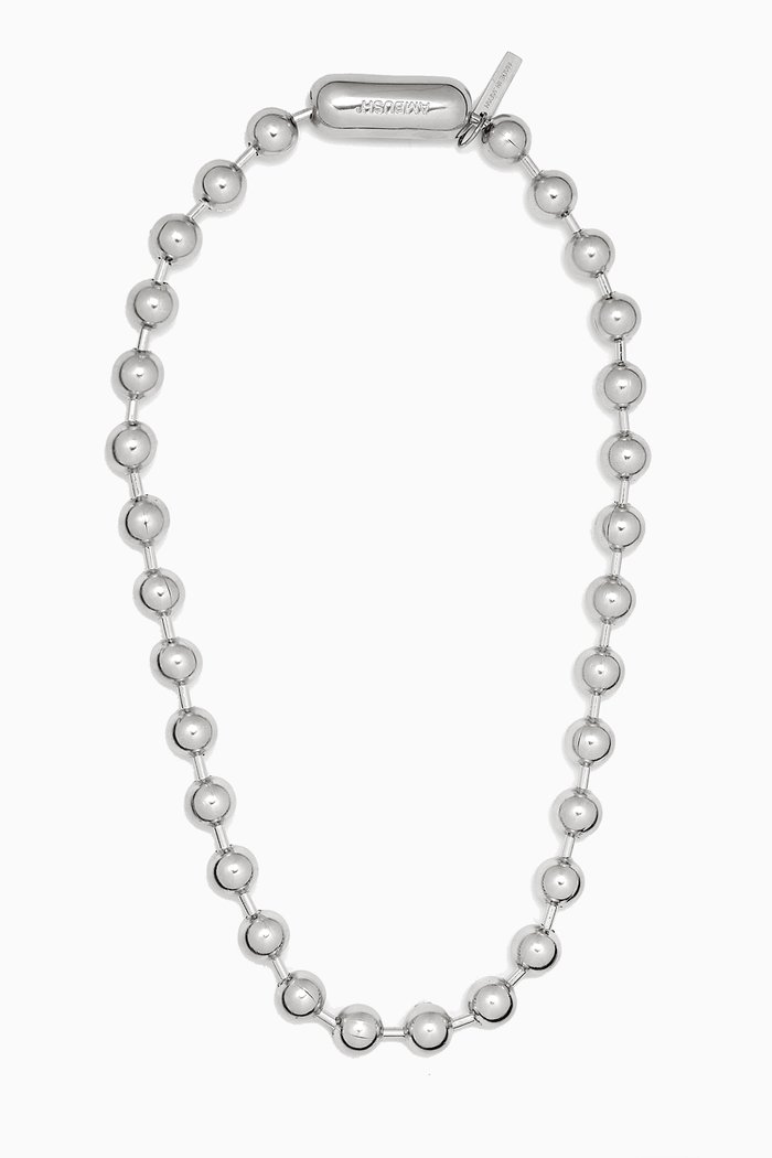 

Large Ball Chain Necklace in Sterling Silver