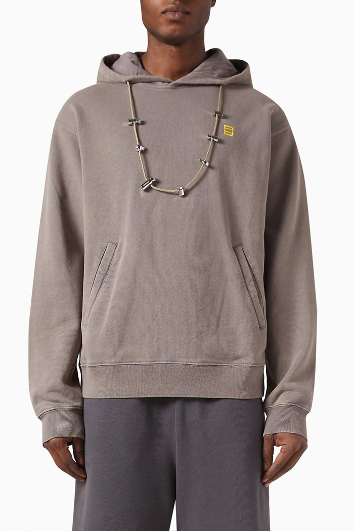 

Stoppers Hoodie in Fleece, Grey
