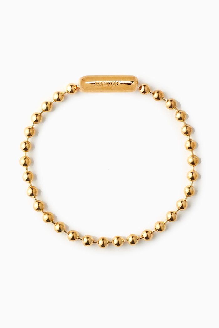 

Ball-chain Bracelet in Sterling Silver, Gold