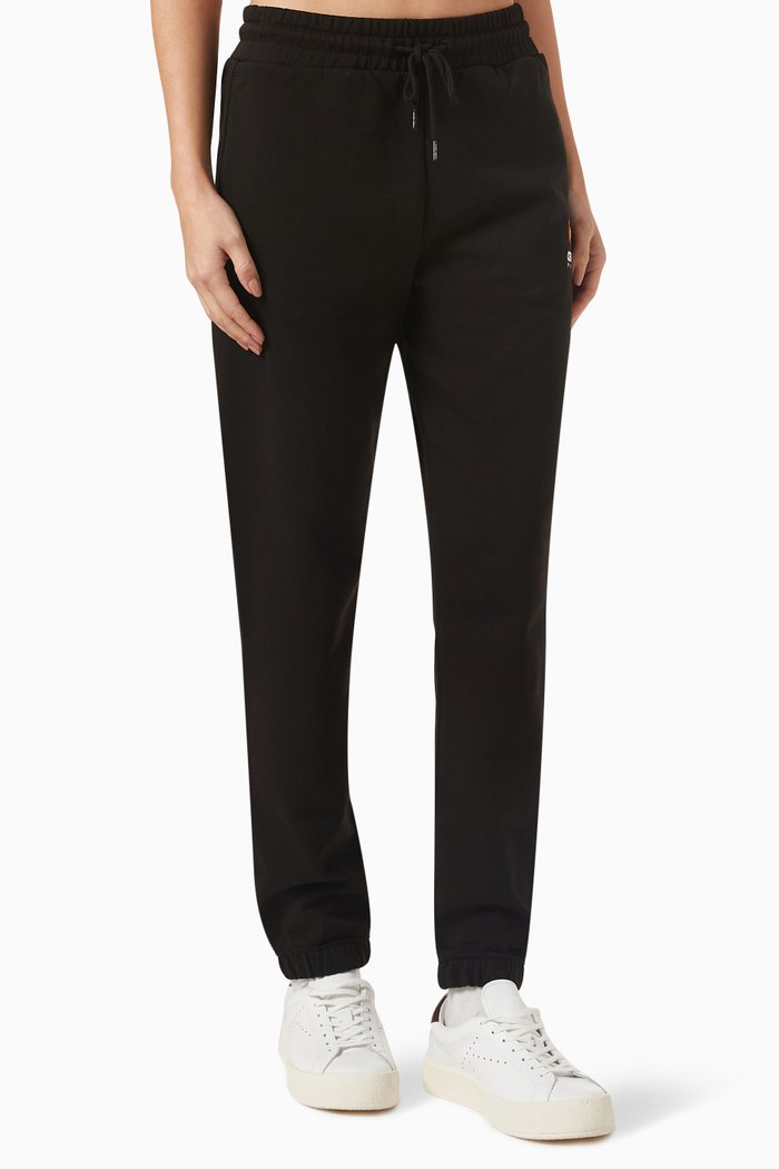 

Boke Flowers Jogger Pants in Fleece, Black