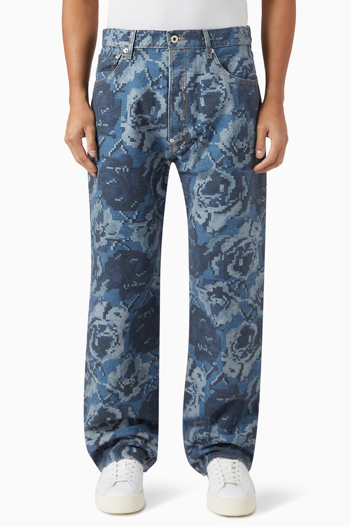 Suisen Jeans in Denim, Blue