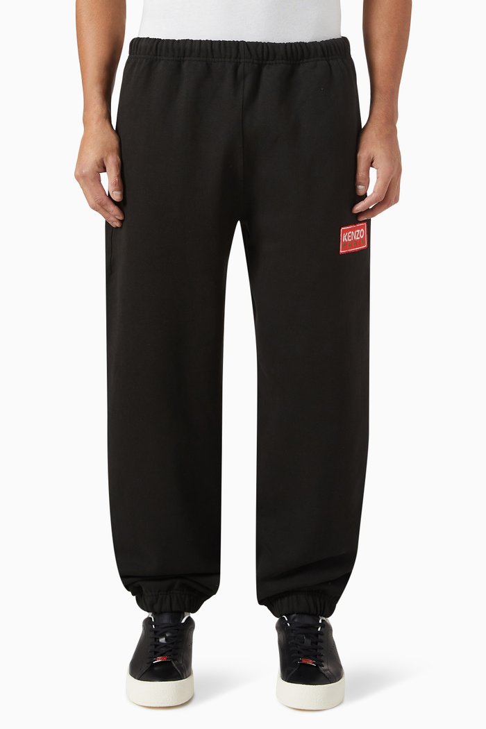 

Jogging Trousers in Cotton, Black