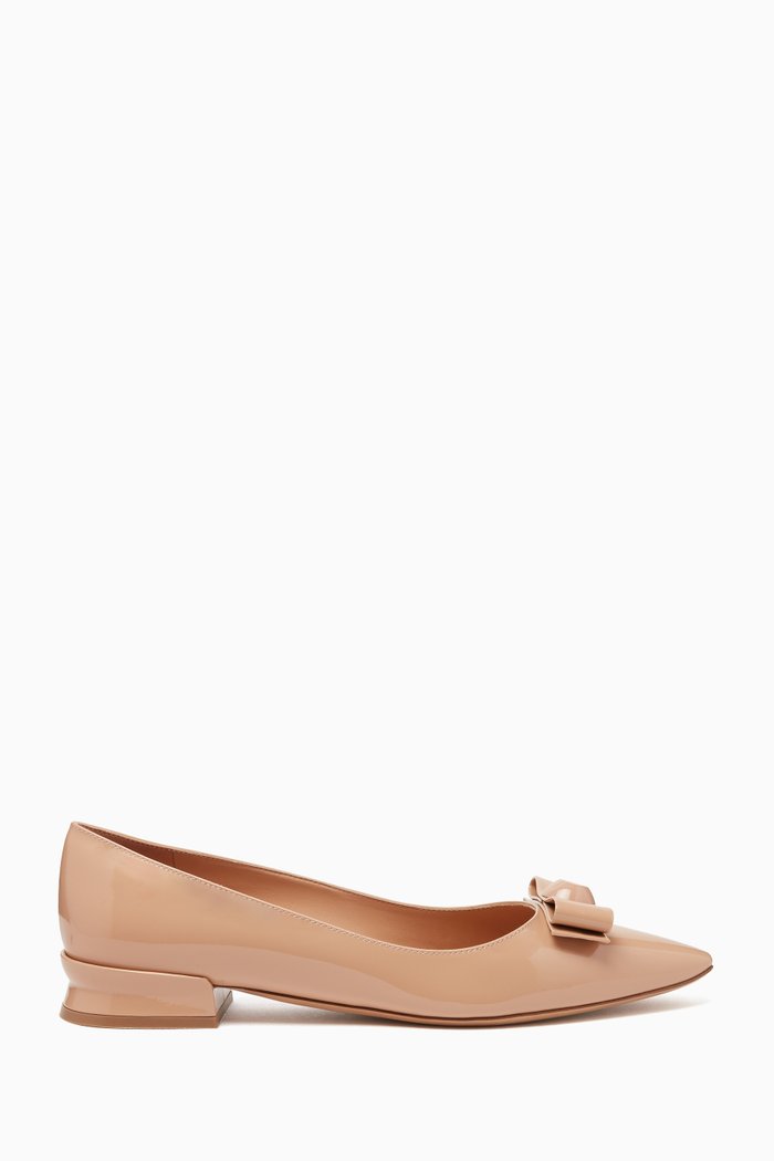 

Katrin ballet Flats in Patent Leather, Neutral