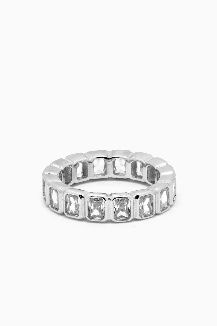 

Ballier Ring in Silver-plated Brass