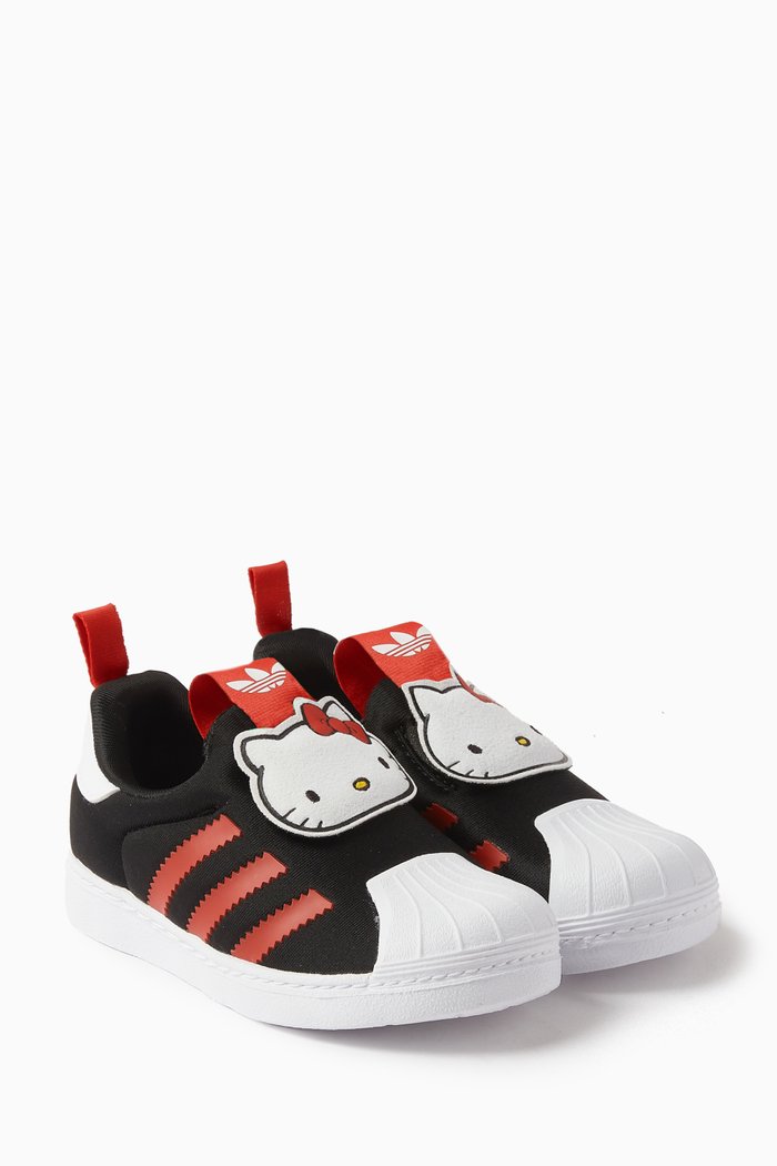 

x Sanrio Superstar 360 Sneakers in Recycled Materials, Black
