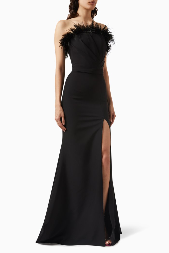 

Lucy Gown in Crepe, Black