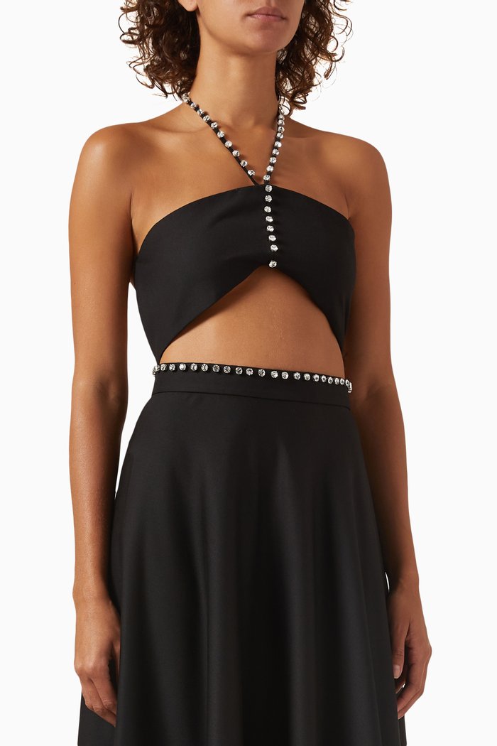 

The Bonnie Bralette in Crepe, Black