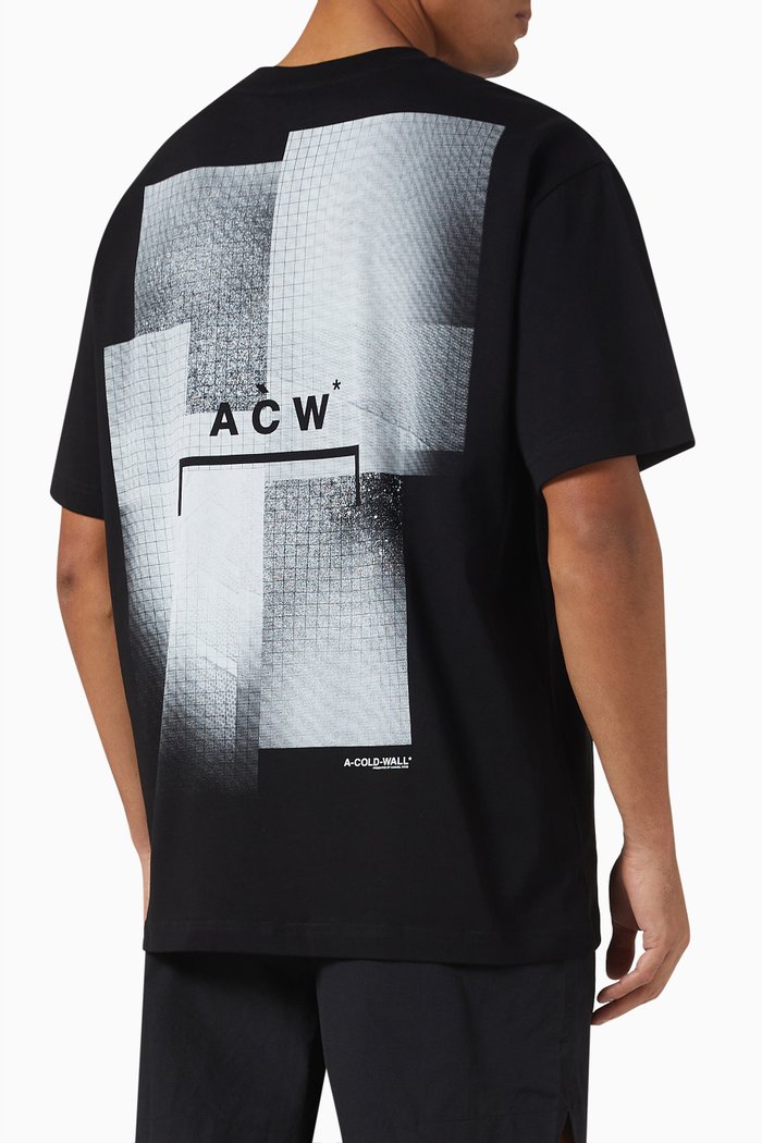 

Brutalist T-shirt in Cotton, Black