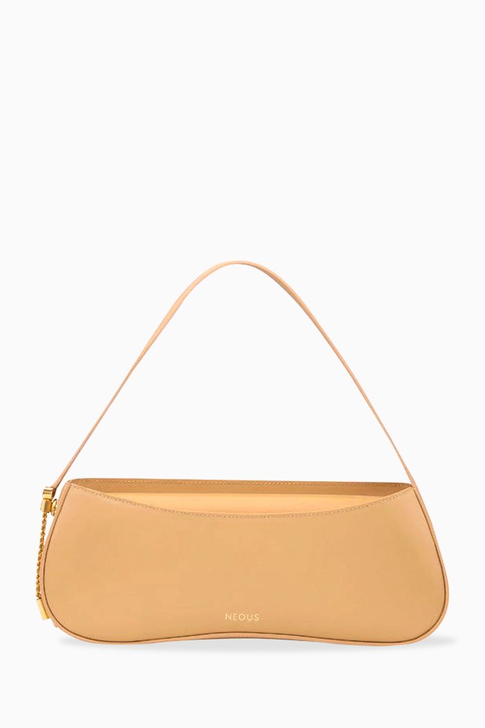 

Corvus Shoulder Bag in Leather, Neutral