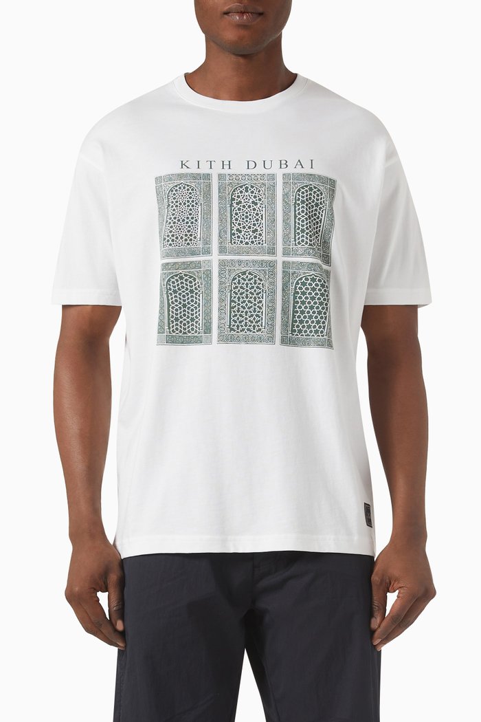 

Dubai Arches T-shirt in Cotton, White