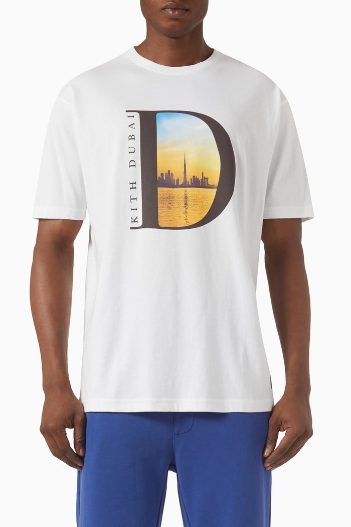 

Dubai Oasis T-shirt in Cotton, White