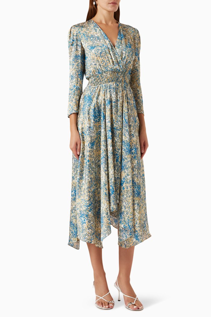 

Rayemache Printed Midi Dress, Blue