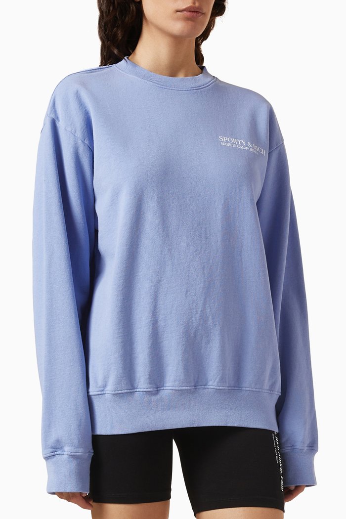 

Made in California Sweatshirt in Cotton, Blue