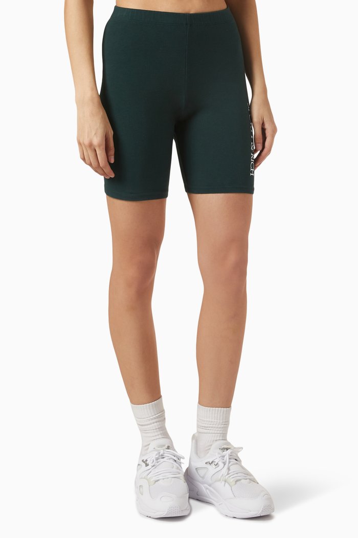 

Health Ivy Biker Shorts in Stretch Cotton, Green