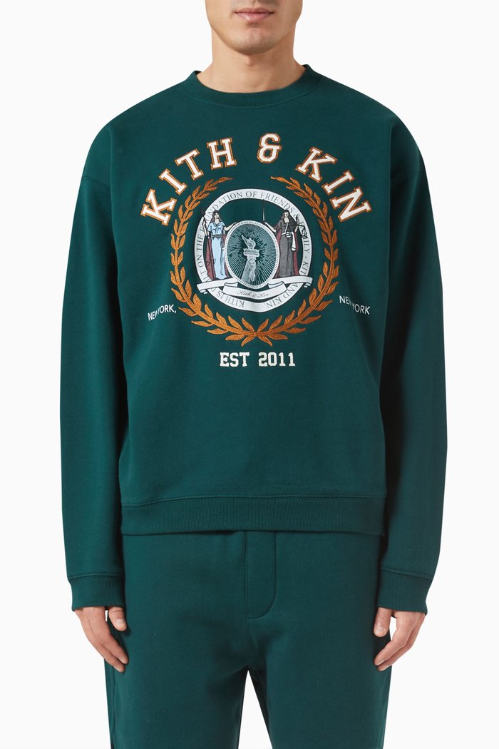 

Vintage Sweatshirt in Cotton, Green