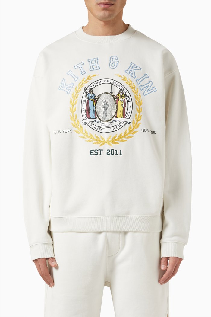 

Vintage Sweatshirt in Cotton, Neutral